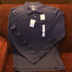 Long sleeve Croft & Barrow polo. Purple